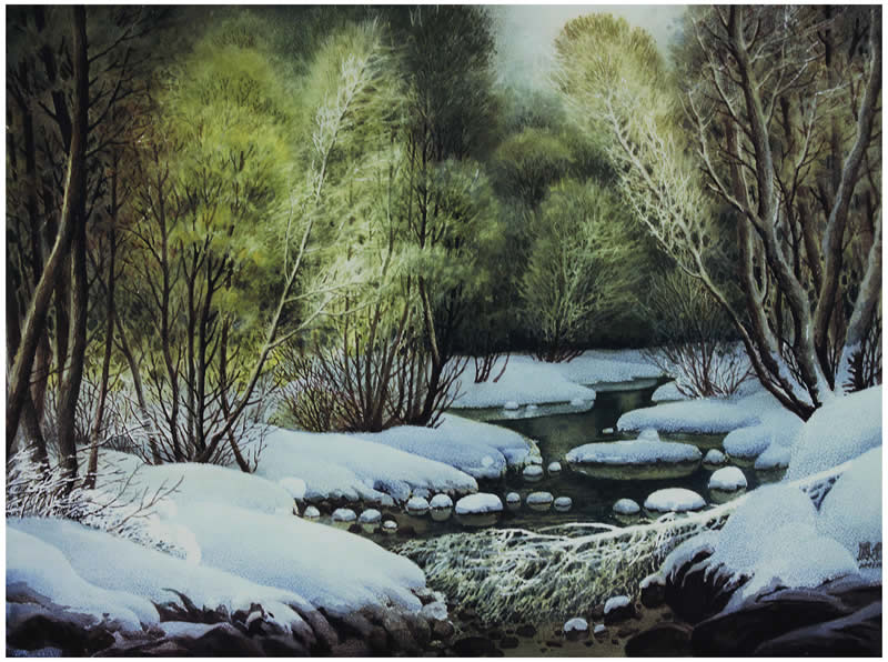 Little hirst in early winter